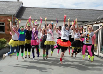 Flashdance Hen Party Dance Class