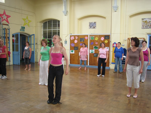 Laura's Hen do dance lesson