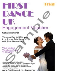 Engagement Dance Lesson Voucher